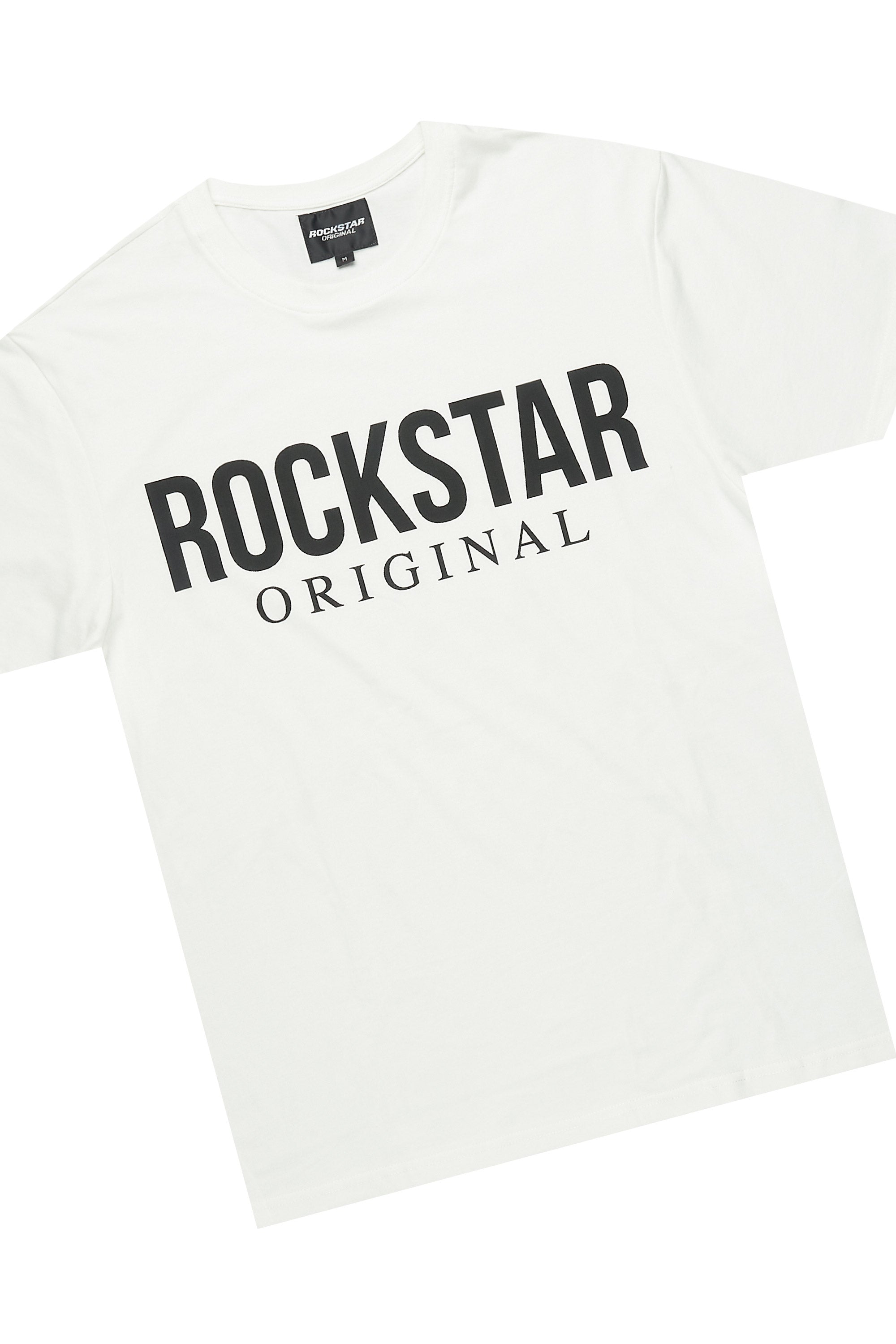 Emilio Heather Grey T-Shirt/Stacked Flare Track Set