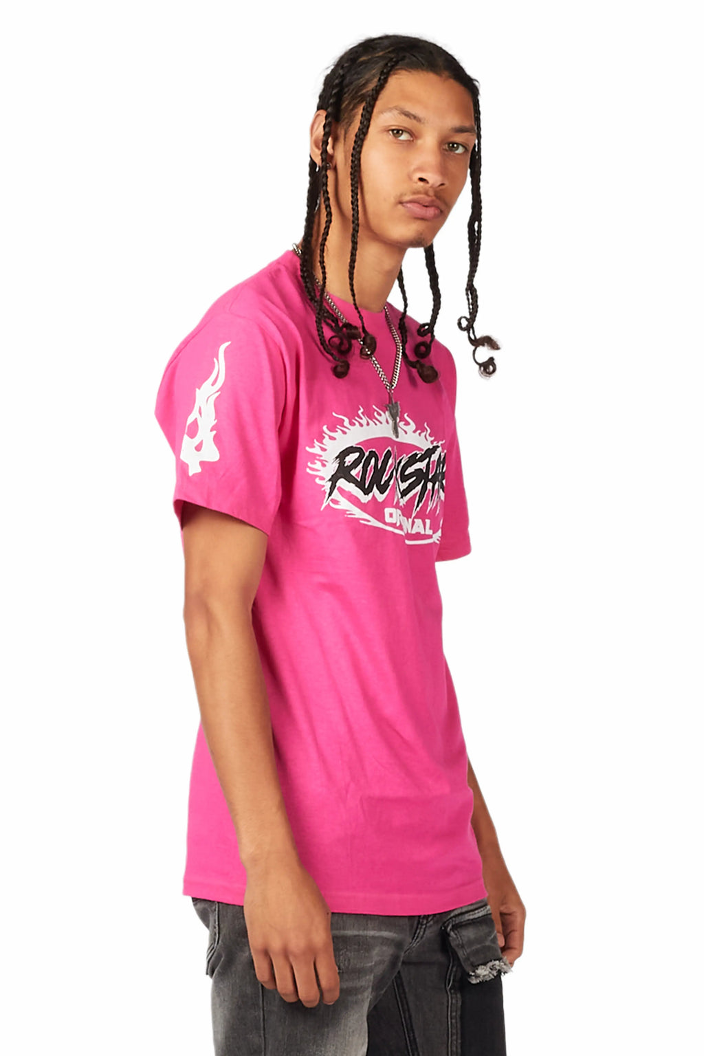 Draven Fuchsia Graphic T-Shirt