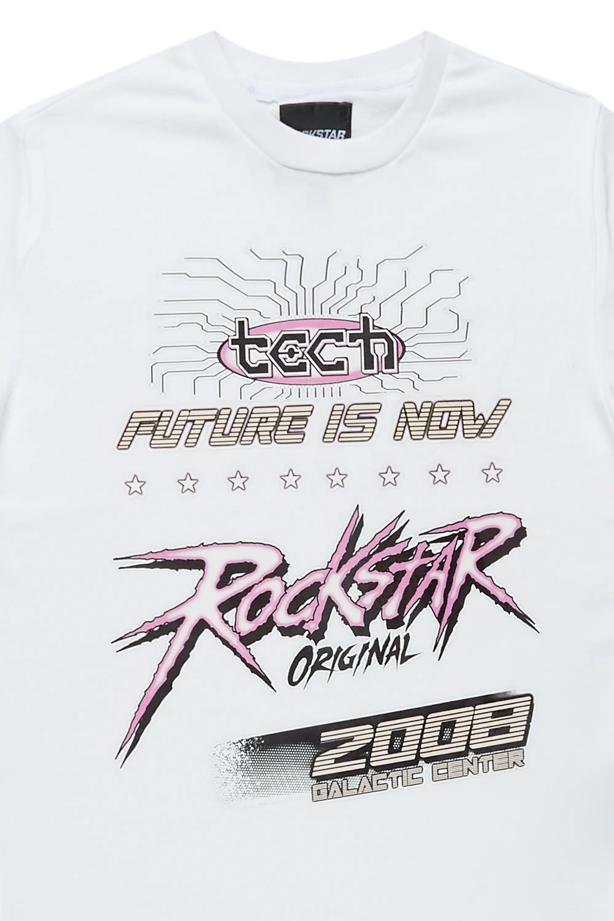 Girls Ollie White Graphic T-Shirt