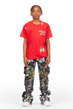 Boys Palmer Red Graphic T-Shirt