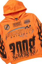 Amos Orange Hoodie/Stacked Flare Track Set