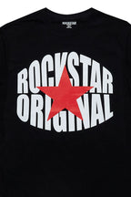 Boys Ezra Black Graphic T-Shirt