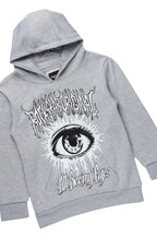 Boys All Eyes Grey Hoodie/Stacked Flare Jean Set