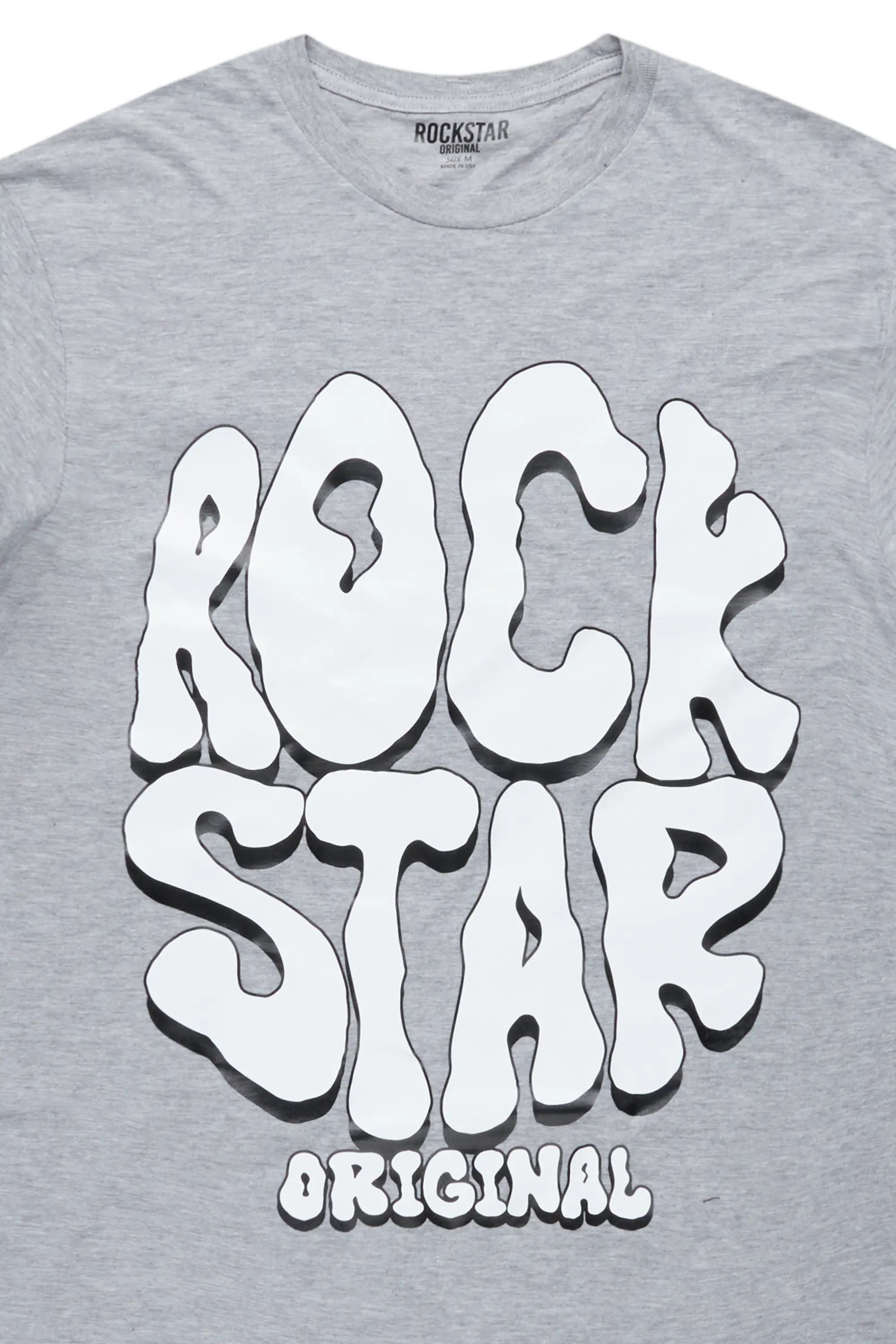 Warblen Grey Graphic T-Shirt