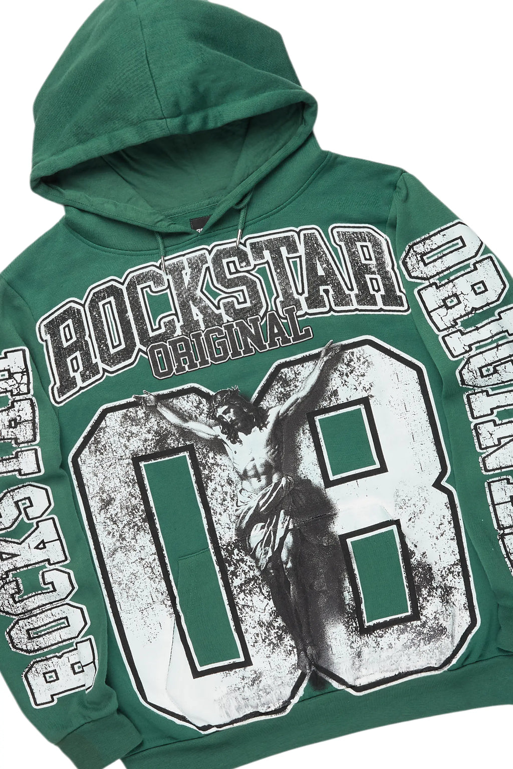 Fields Green/White Baggy Hoodie Track Set