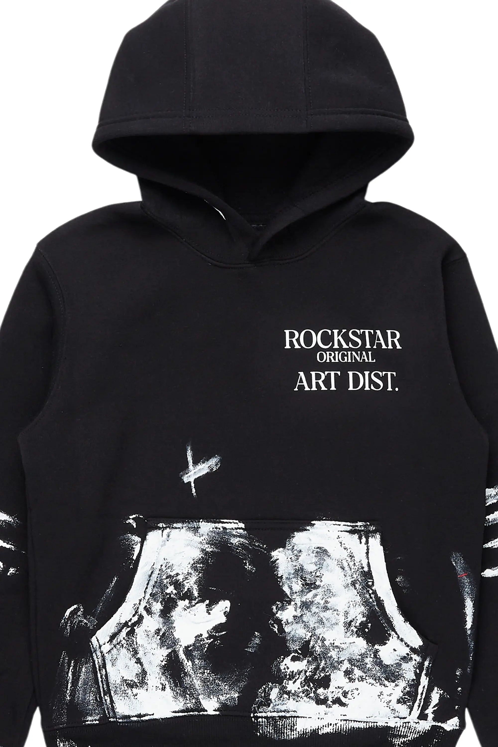 Boys Filip Black Graphic Hoodie