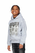 Boys Thomas Grey Graphic Hoodie