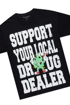 Tarl Black Graphic T-Shirt Short Set