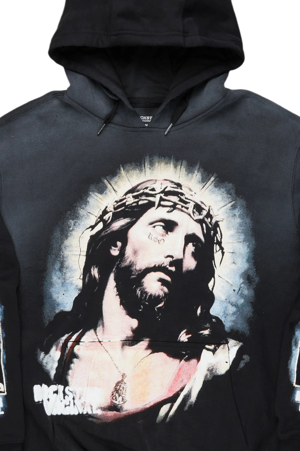 Dacre Black Graphic Hoodie