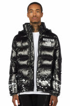 Raffer Black Heavy Puffer Jacket