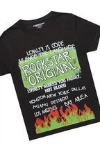 Boys Beno Black/Green T-Shirt Short Set