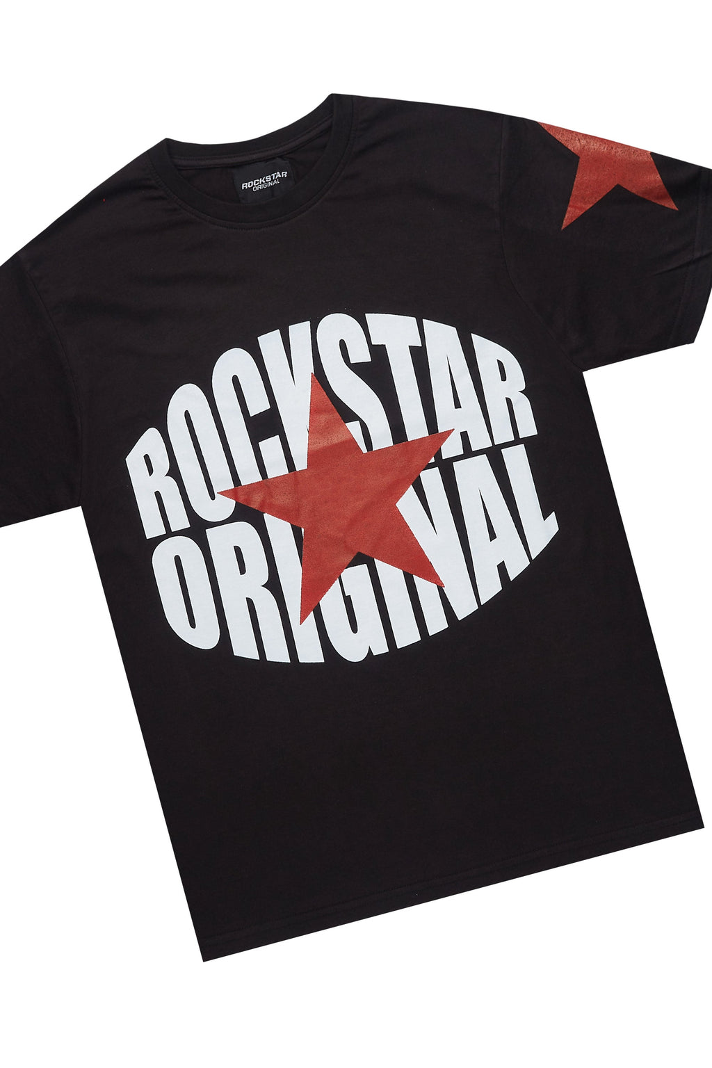 States Black T-Shirt/Short Set