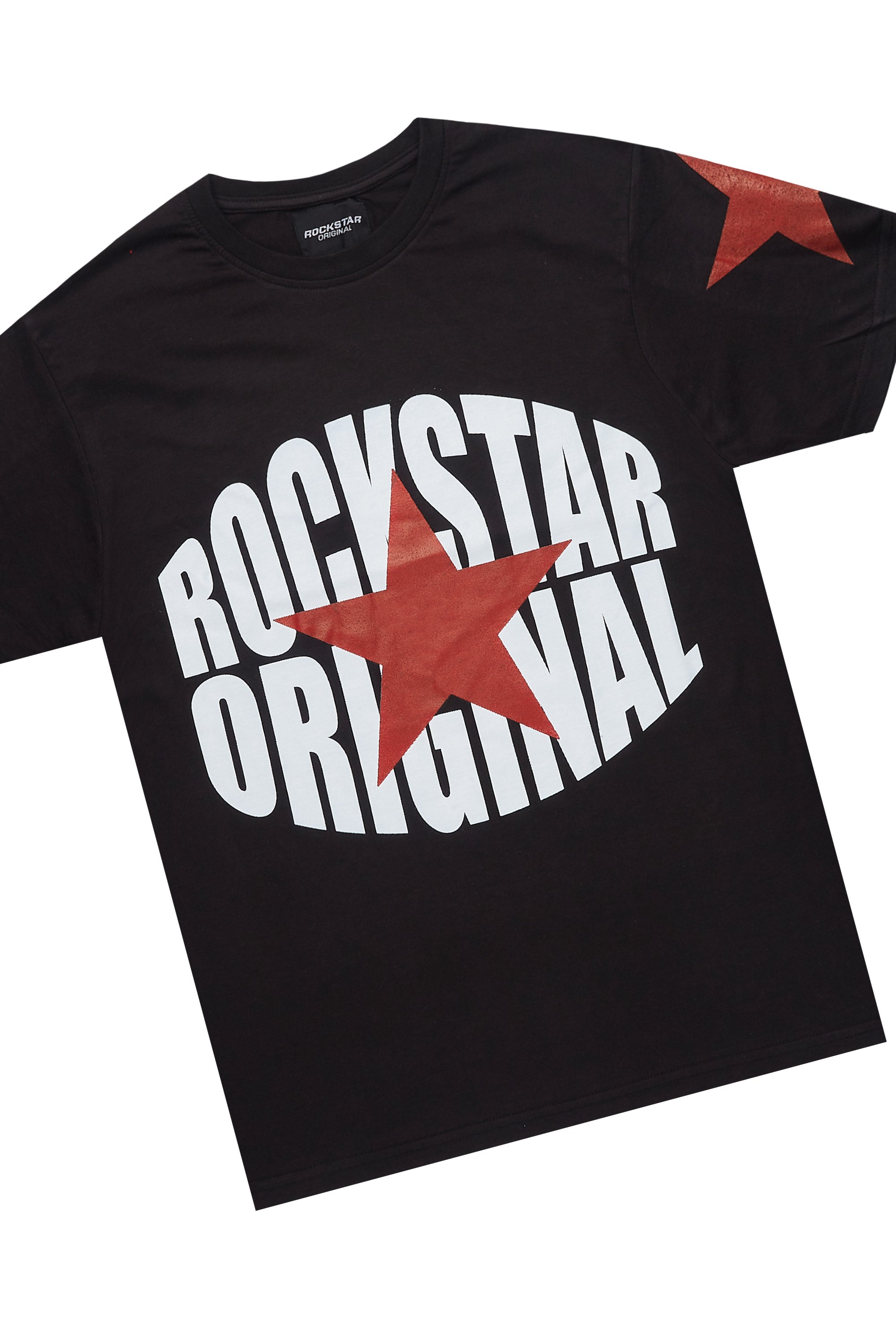 States Black T-Shirt/Short Set