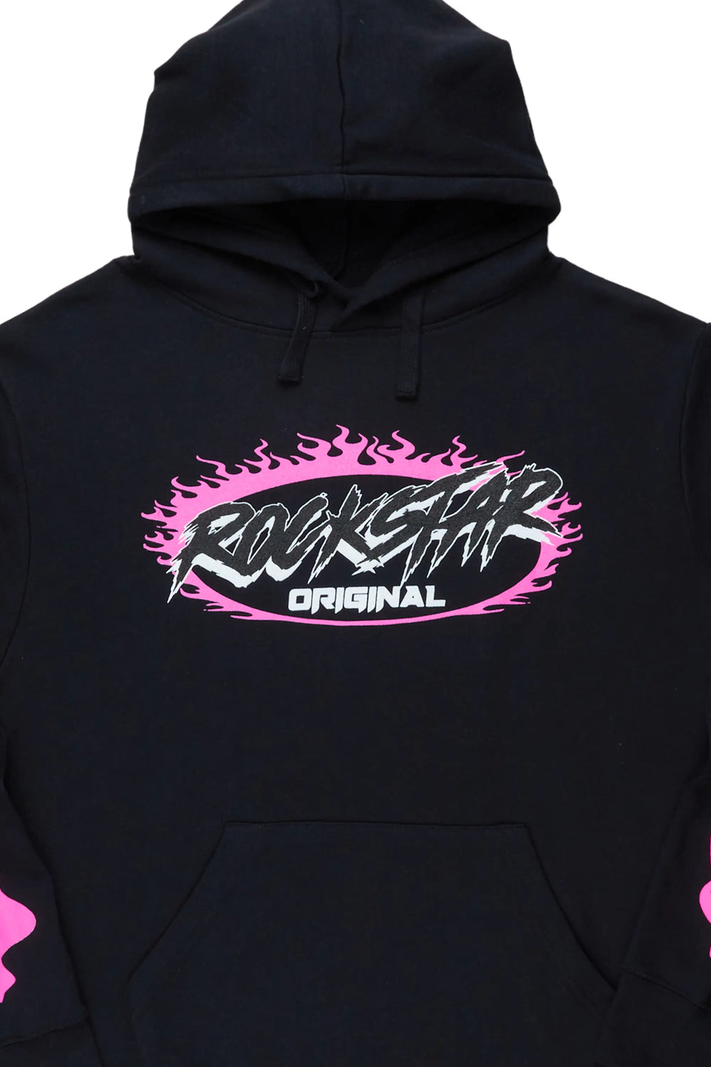 Draven Black/Pink Graphic Hoodie