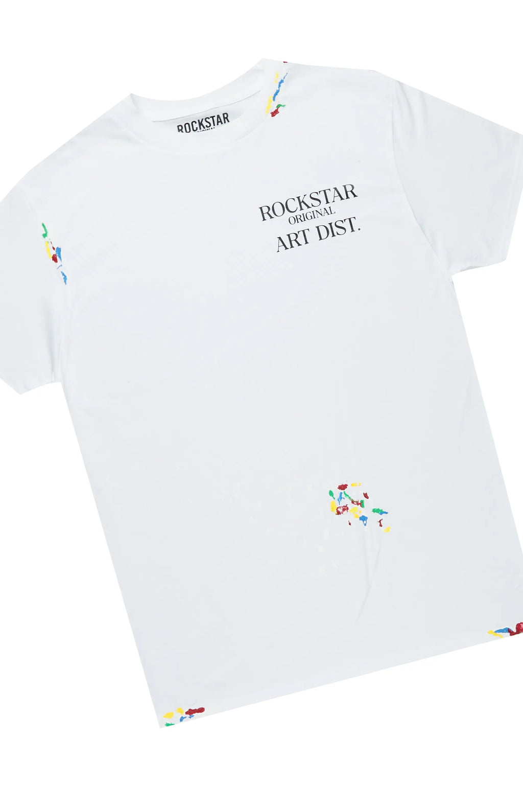 Boys Art Dist. White/Beige Short Set