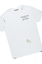 Boys Art Dist. White/Beige Short Set