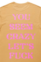 Ender Beige Graphic T-Shirt