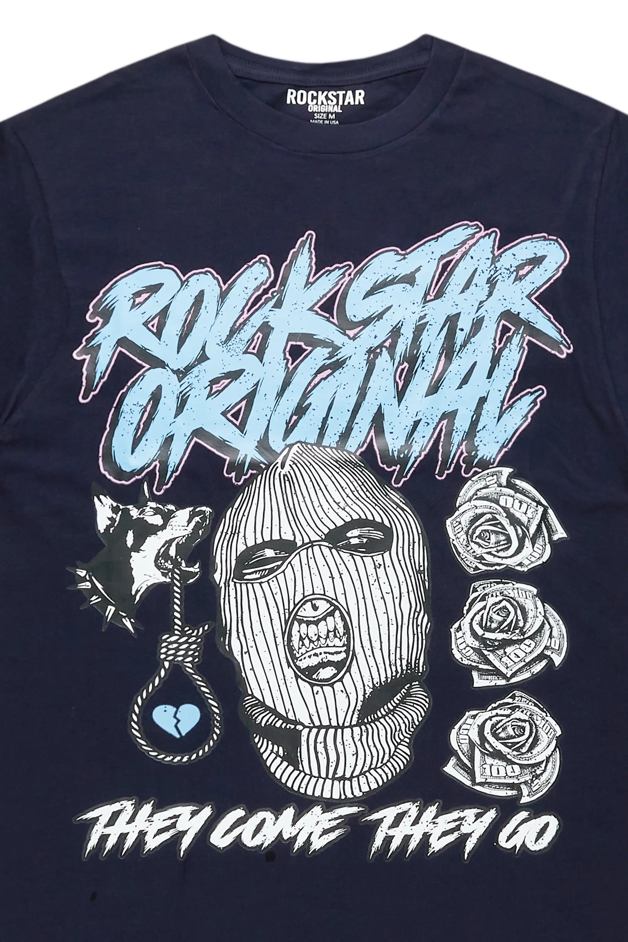 Clava Navy Graphic T-Shirt