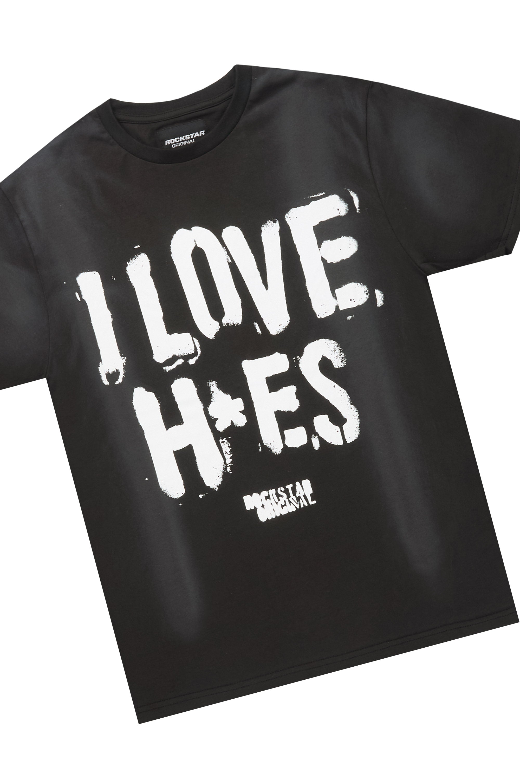 Banyan Black T-Shirt/Stacked Flare Track Set