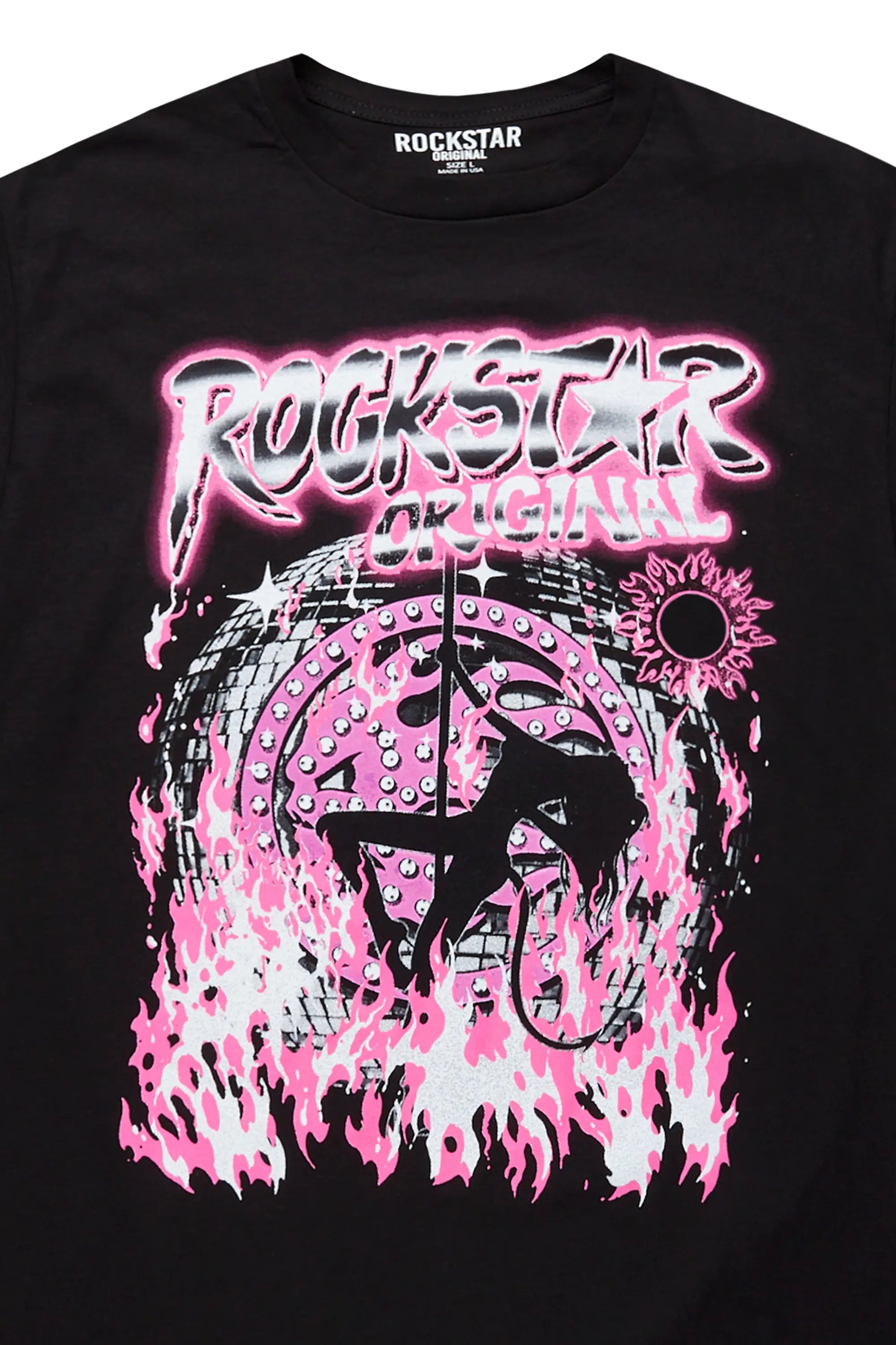 Serenade Black Graphic T-Shirt