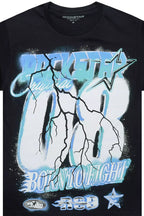 Vaelox Black/Blue Oversized Graphic T-Shirt