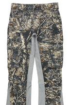 Boys Oak Grey Tree Camo Flare Cargo Jean