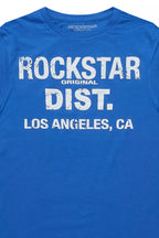 Boys Koen Royal Blue/White Graphic T-Shirt