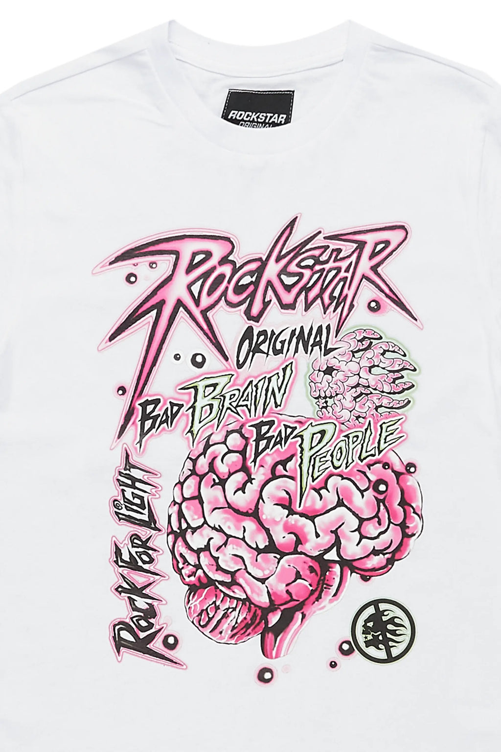 Girls Aiya White Graphic T-Shirt