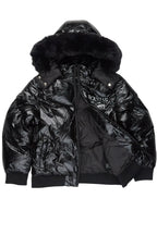 Girls Destina Black Puffer Jacket