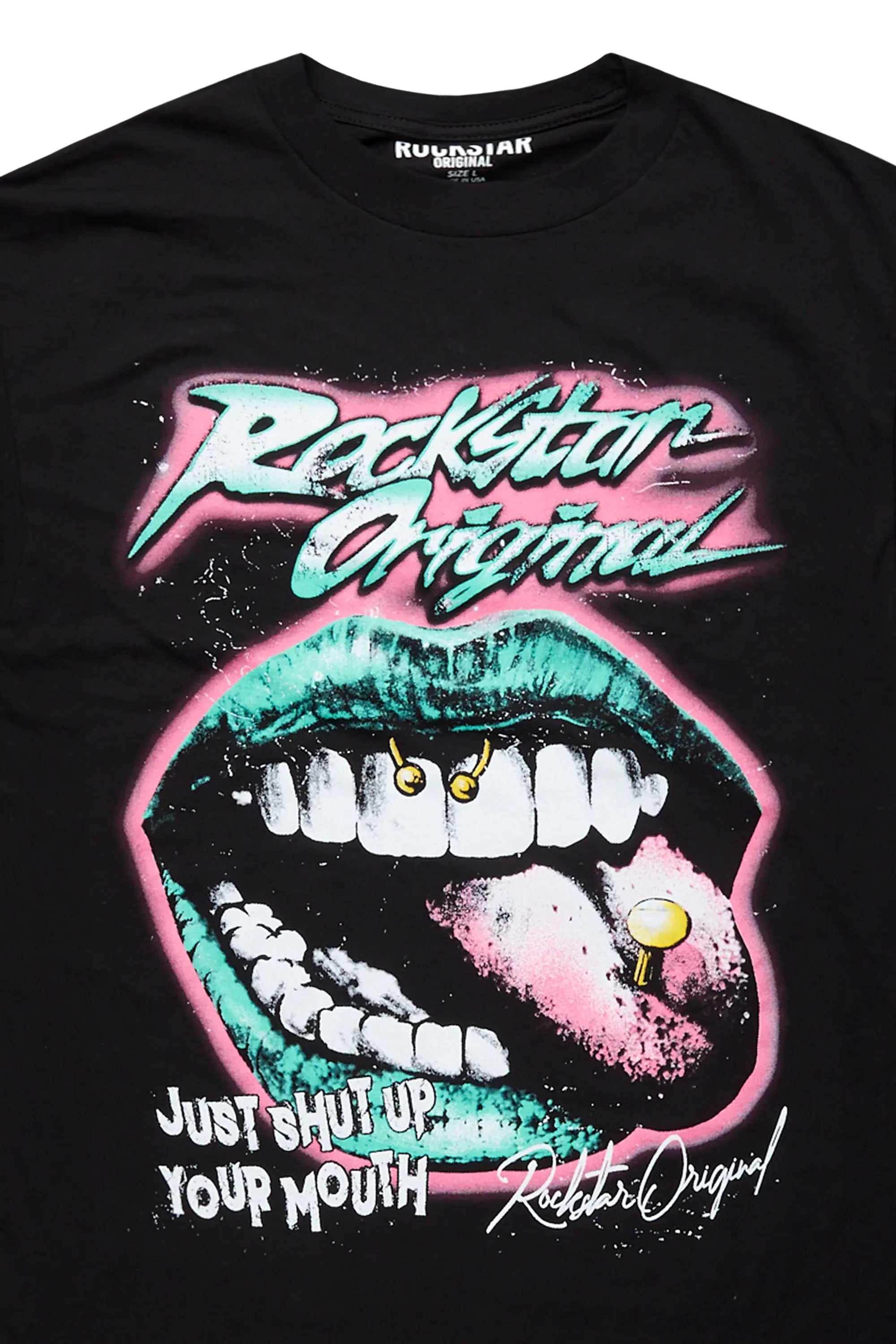 Psycho Black Graphic T-Shirt