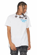Lake White/Blue Graphic T-Shirt