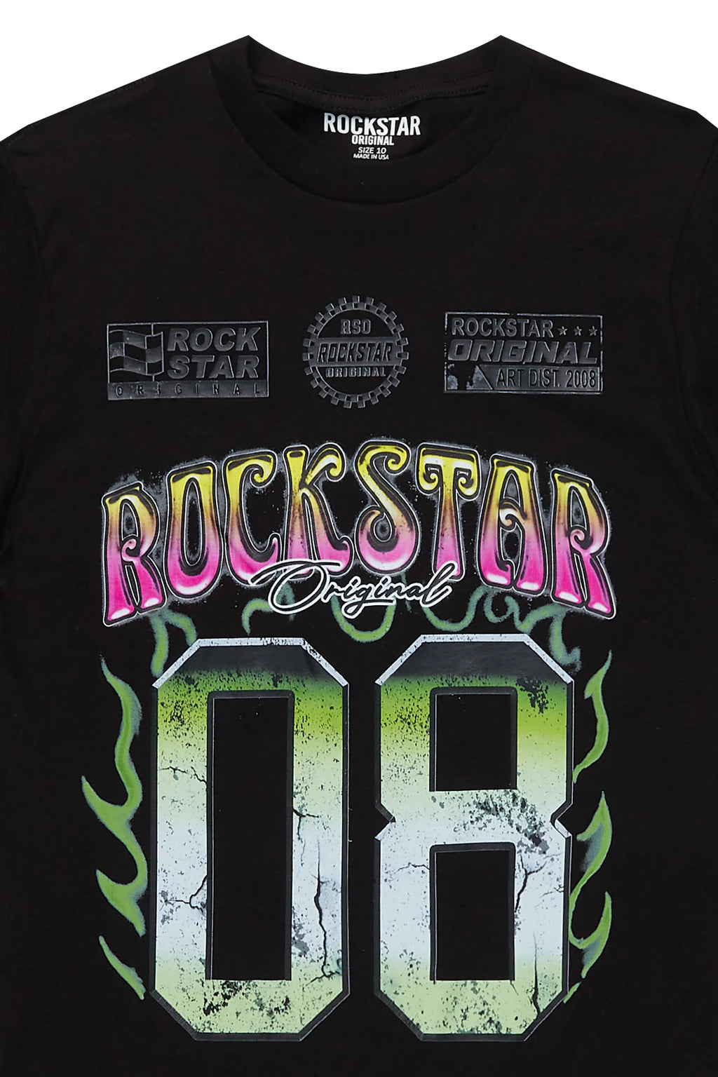 Boys Quito Black Graphic T-Shirt