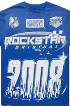 Esha Royal Blue Oversized T-Shirt