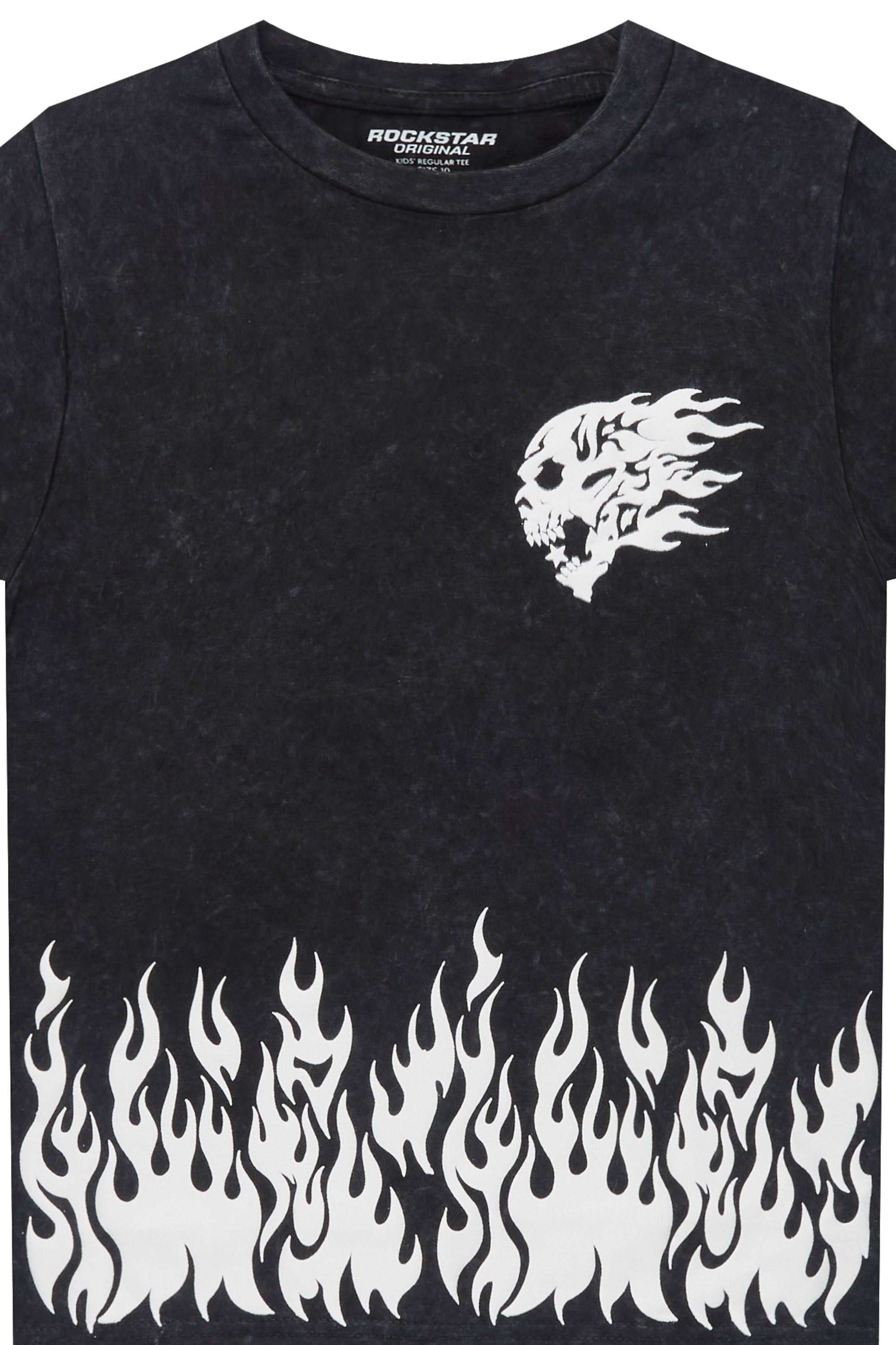 Boys Bubble Vintage Black/White Graphic T-Shirt