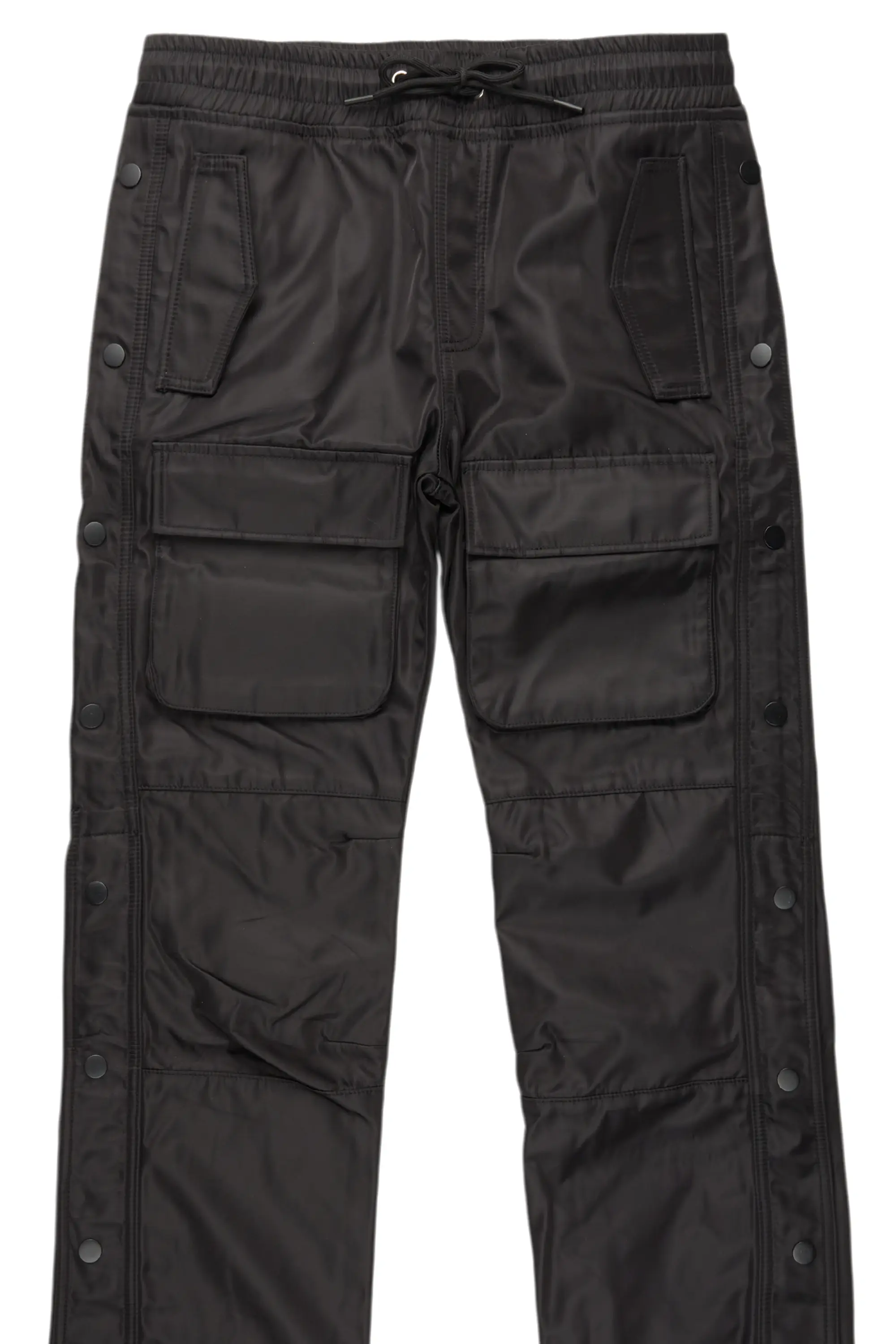 Yuri Black Nylon Pants