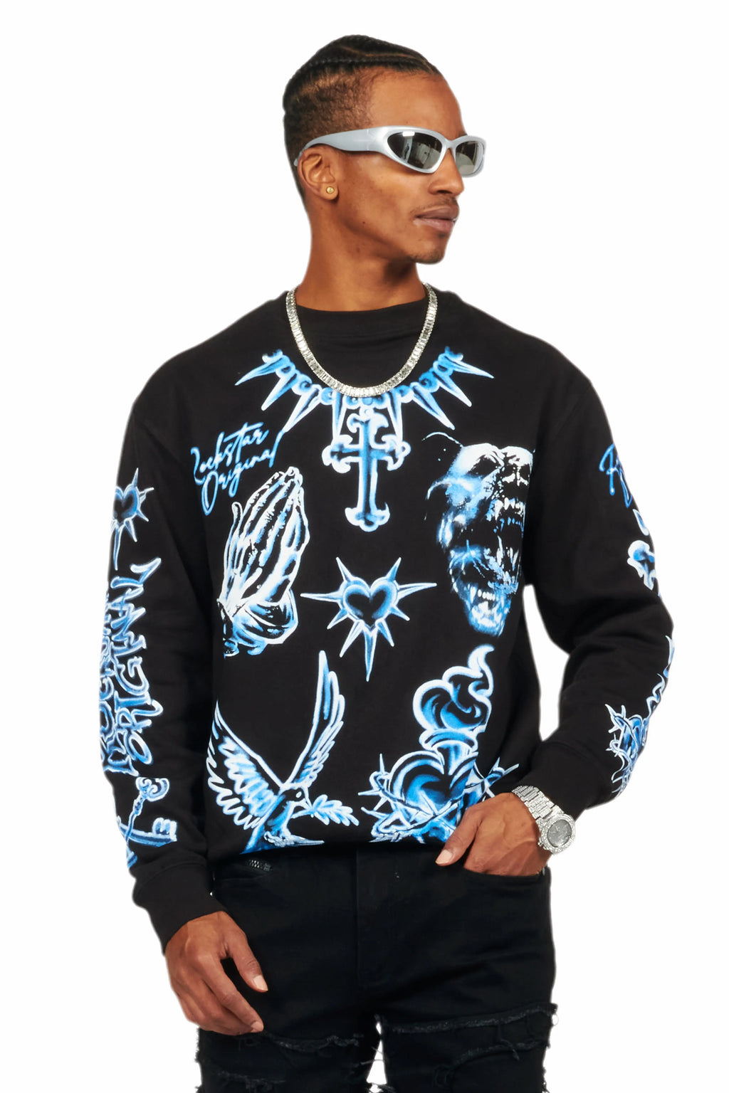 Valar Black Graphic Crewneck