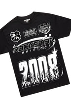 Amos Black/White T-Shirt/Stacked Flare Track Set