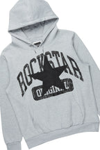Mallor Heather Grey Baggy Stacked Hoodie Track Set