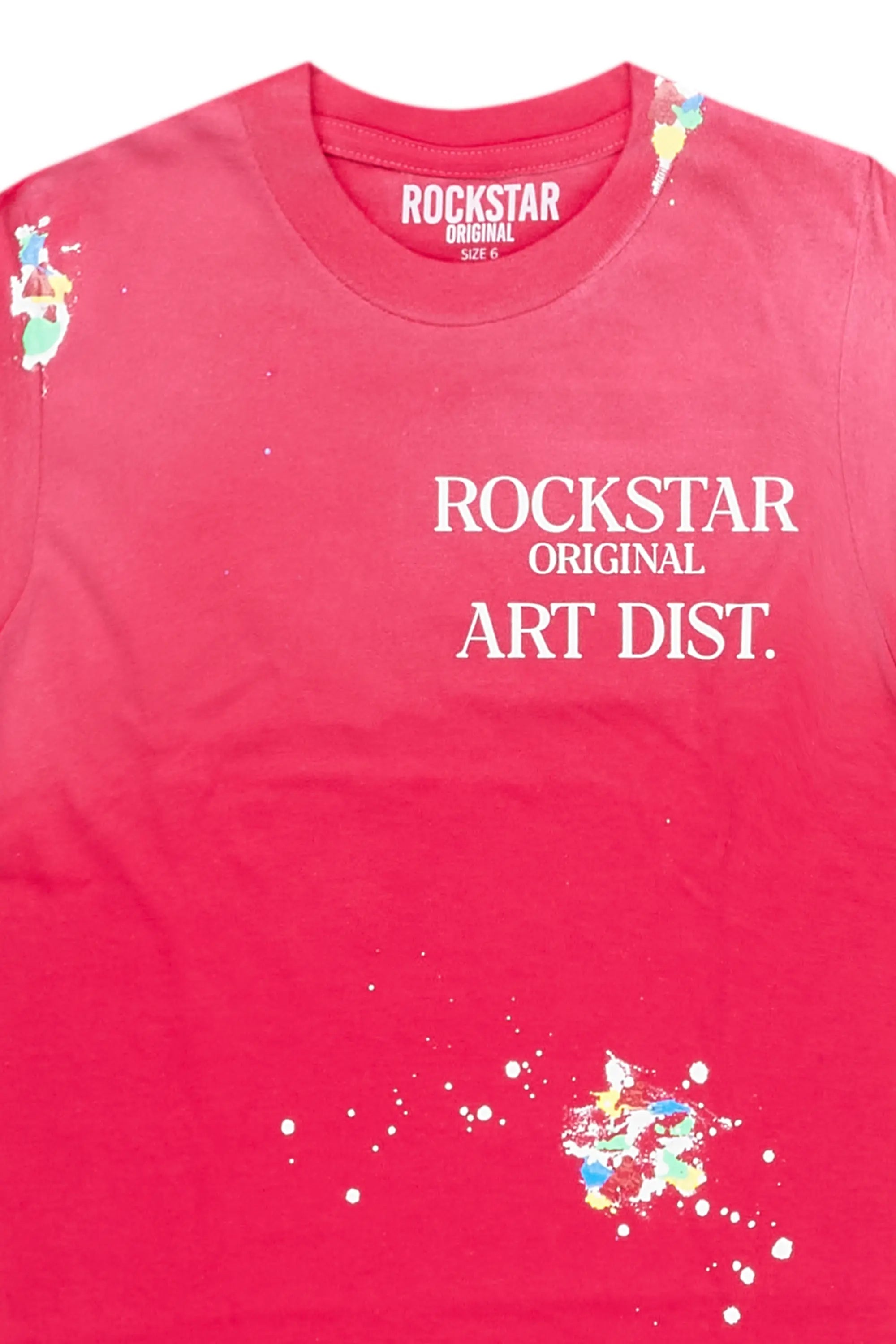 Boys Palmer Pink Graphic T-Shirt