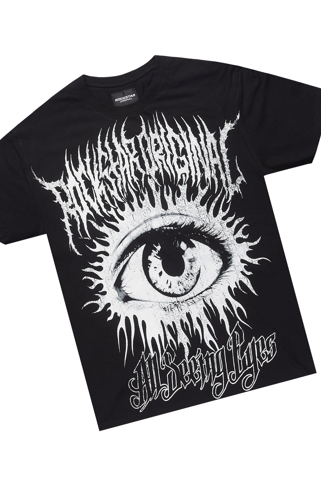 All Seeing Eyes Black/White T-Shirt Cargo Short Set