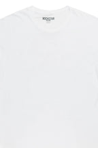 Basic White Rockstar Plain T-Shirt