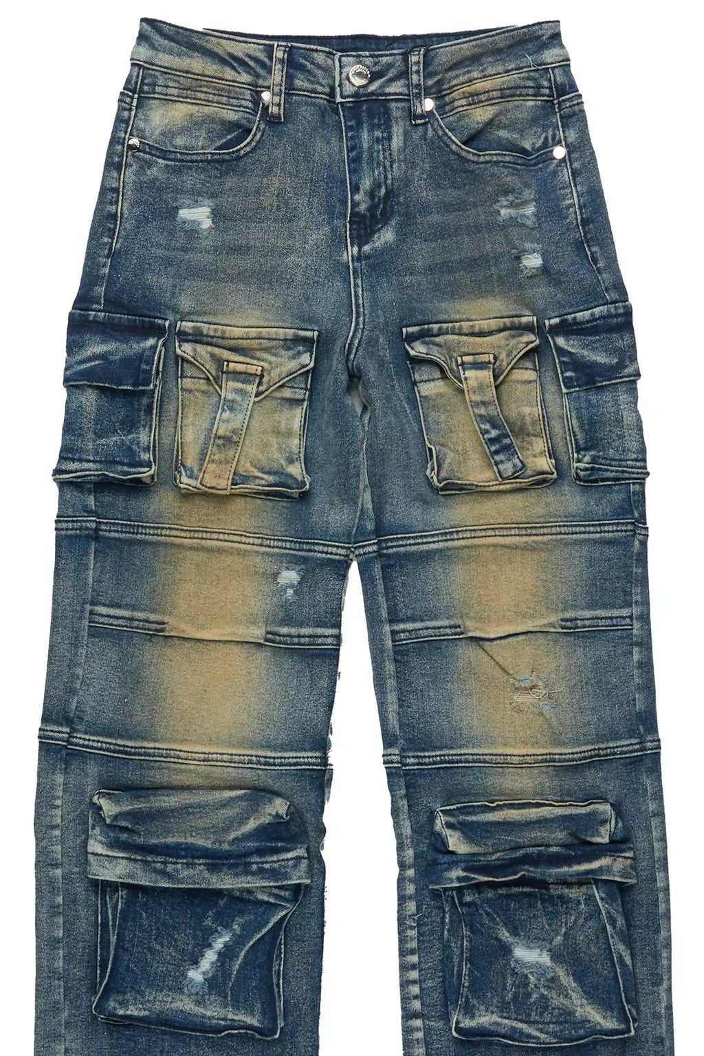 Boys Berdi Dirty Wash Baggy Fit Jean