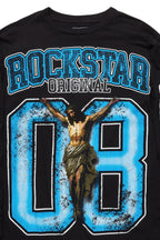 Fields Black/Blue Long Sleeve Graphic T-Shirt