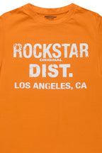 Boys Koen Orange/White Graphic T-Shirt