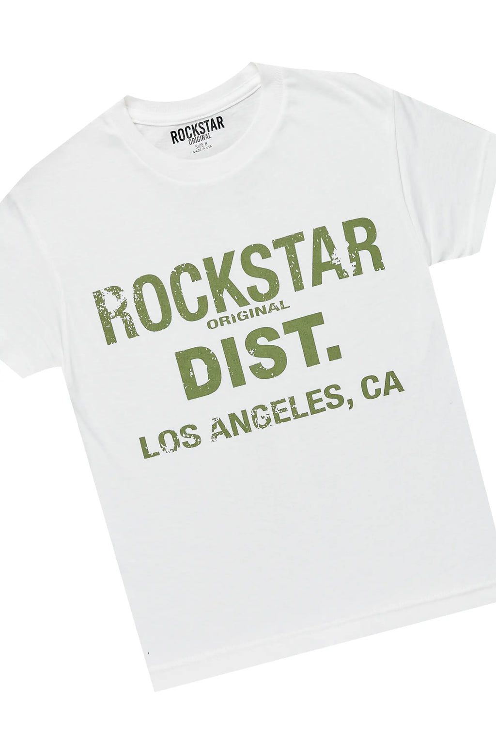 Boys Kyaire Tree Camo T-Shirt/Stacked Flare Jean Set