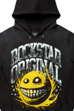 Chuffed Black Graphic Hoodie