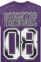 Alim Purple Oversized Graphic T-Shirt