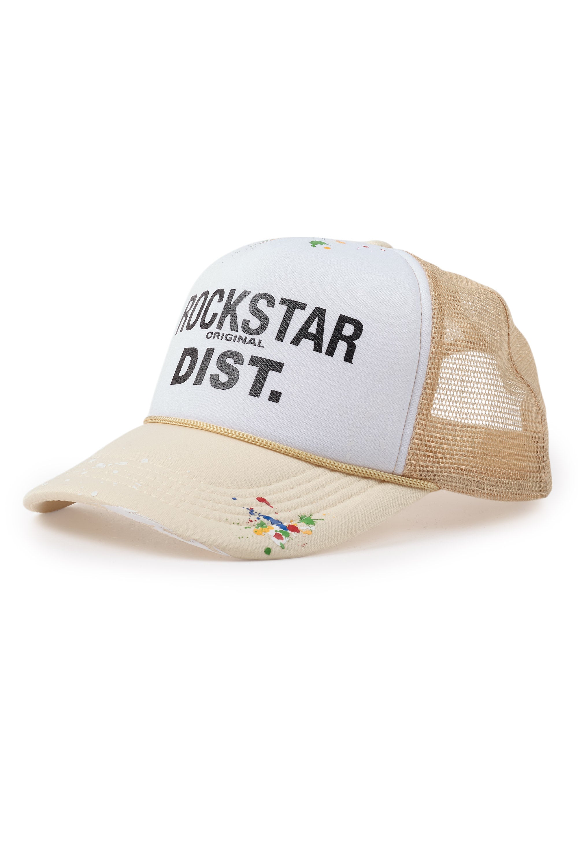Good Side Only Beige/White Trucker Hat