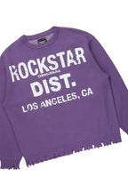 Mallow Purple Knit Sweater/Super Stacked Flare Jean Bundle