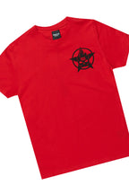 Boys Keve Red T-Shirt Flare Sweat Pant Set